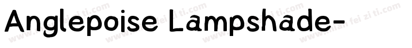Anglepoise Lampshade字体转换